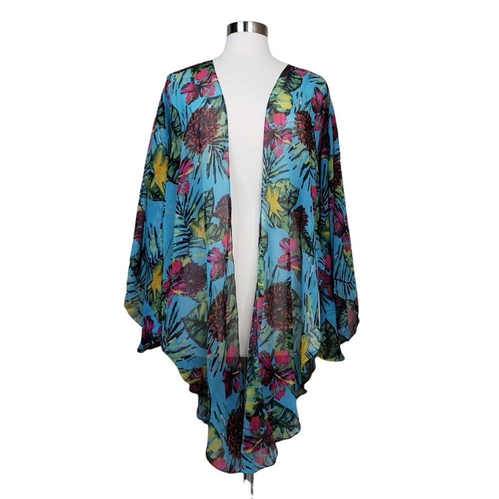 Steve Madden Floral Kimono Size OSFM